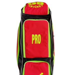 GS Cricket PRO Red Duffle with Wheels - Youth & Adult